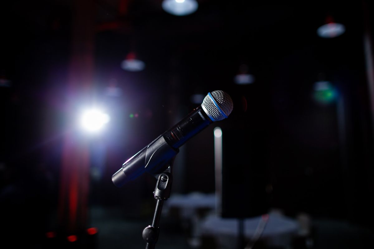 Stockfoto bij comedy