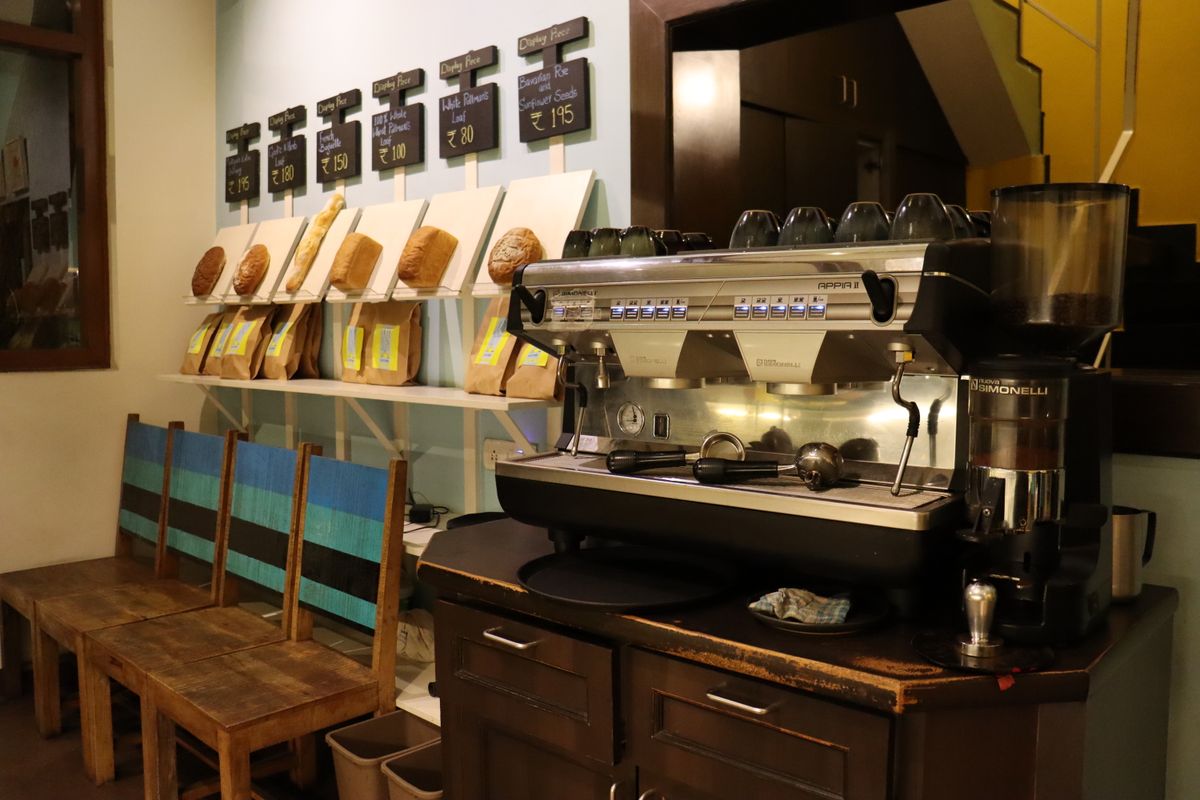 Stockfoto van een café, niet van Fifty50 Fries & Ice