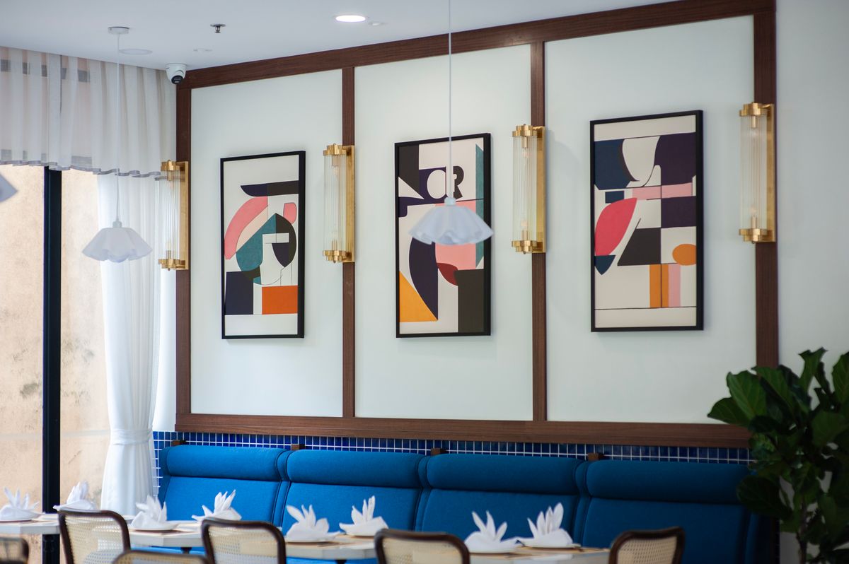 Stockfoto van een restaurant, niet van KAIN