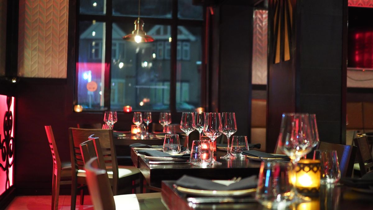 Stockfoto van een restaurant, niet van Taco Lindo (De Pijp)
