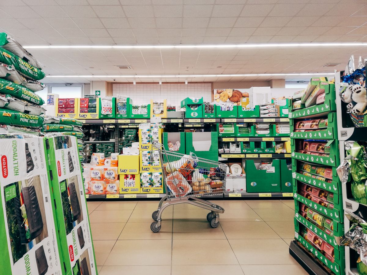 Stockfoto van een winkel, niet van ChocolateCandy