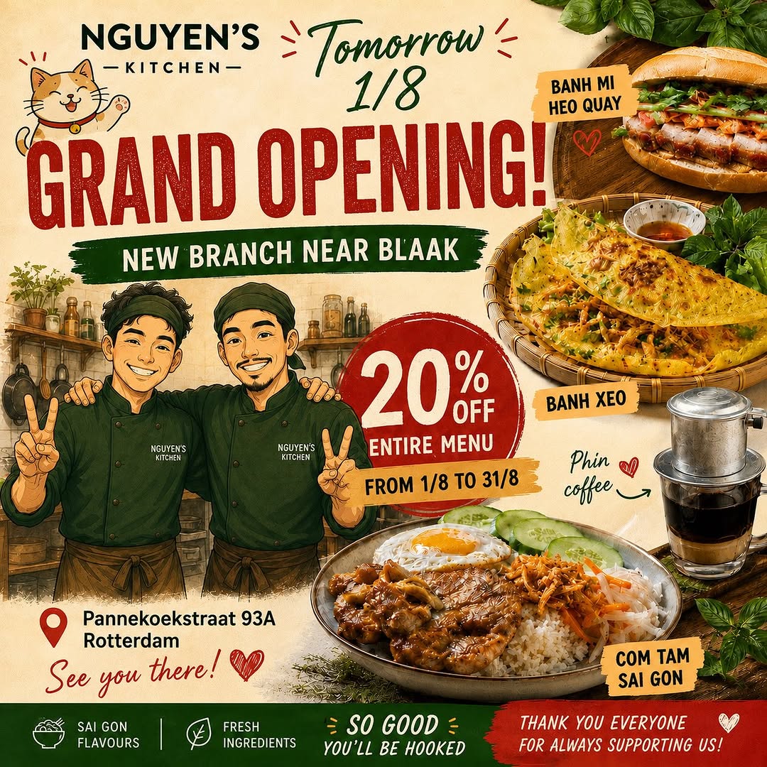 Nguyen's Kitchen (Pannekoekstraat), Pannekoekstraat 93A (Centrum, bij de Blaak)