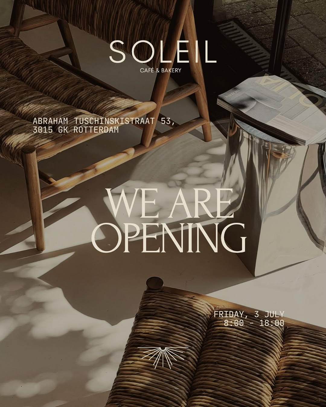 Soleil Café & Bakery, Abraham Tuschinskistraat 53 (Little C, Dijkzigt)